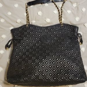 Tory Burch Marion Tote Black
